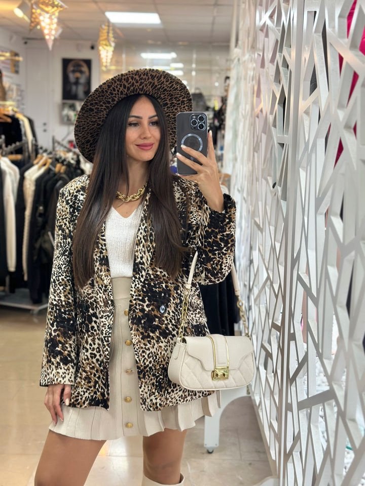 Leopar ceket