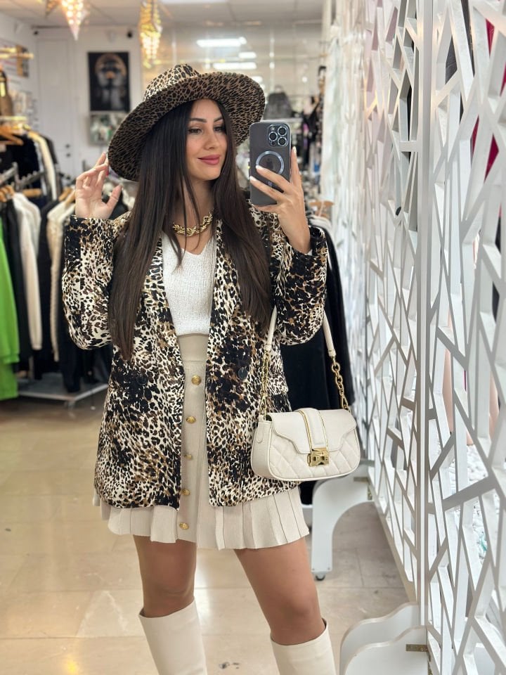Leopar ceket