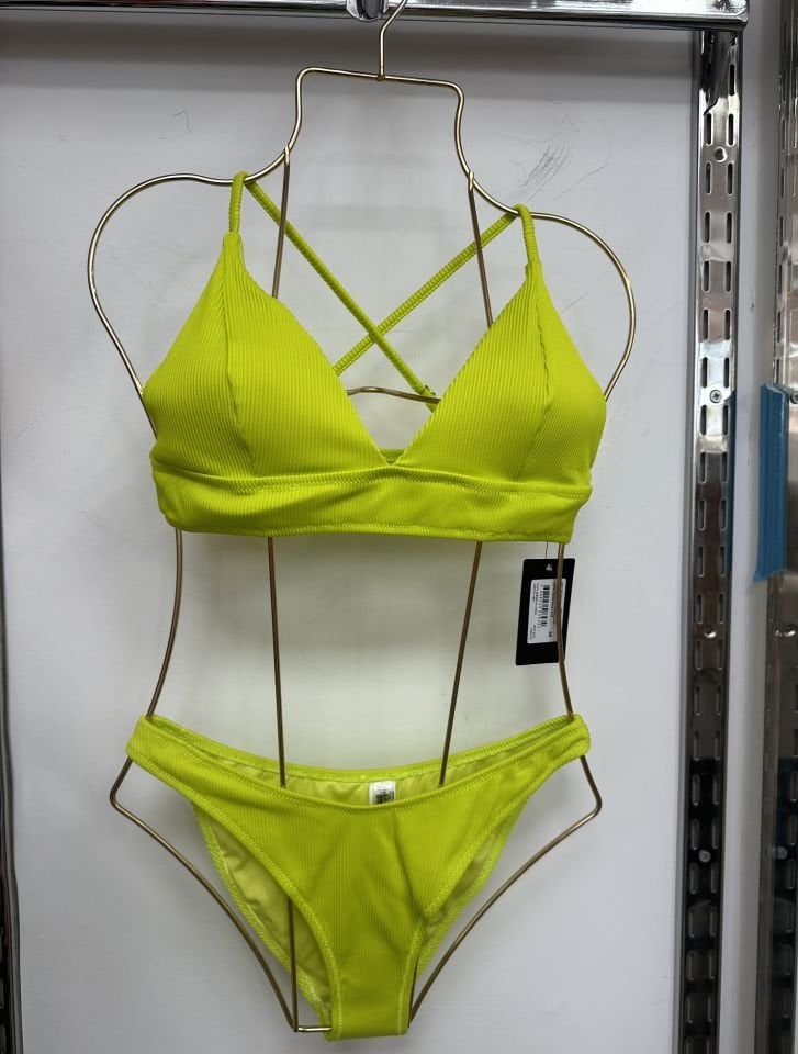 PİERRE CARDİN ORJİNAL NEON YEŞİL BİKİNİ