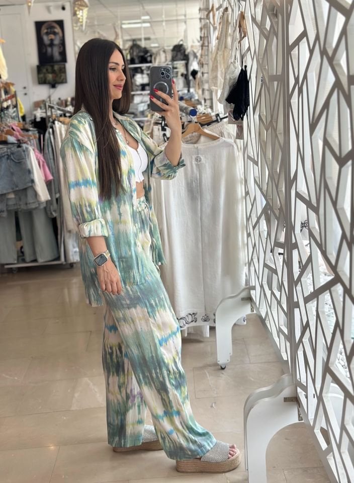 İkili pantolon gömlek takım